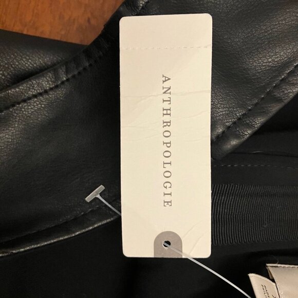 Maeve Black Leather Jumper Minidress NWT - Picture 9 of 9